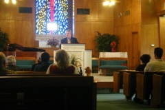 Dr. Nelson Preaching